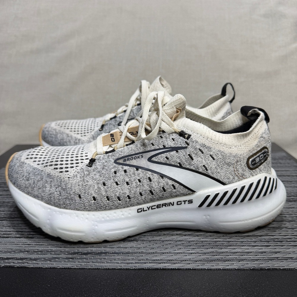 Brooks Glycerin GTS 20 Running Shoes - Womens 7.5 - White 1203711B163